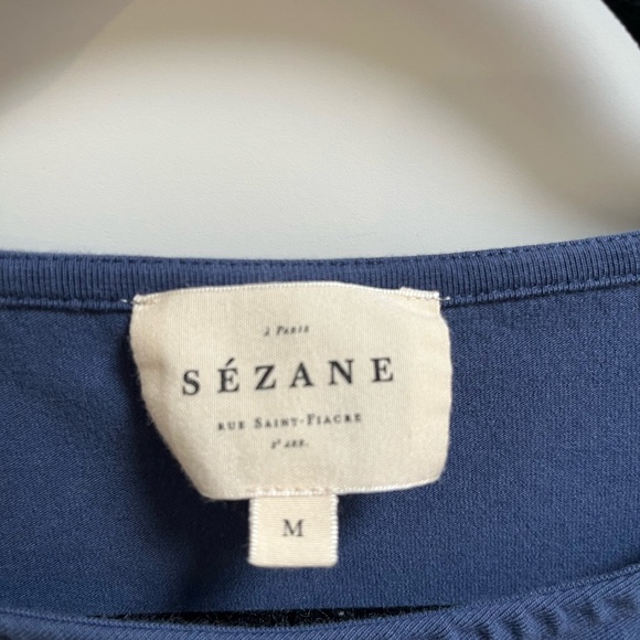 Sézane Pippa Dress in Washed Blue - Picture 5 of 5